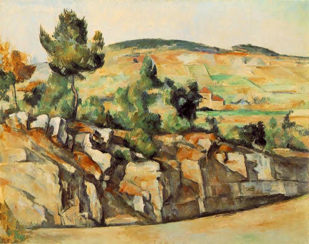 Mountains in Provence - Paul Cezanne Painting